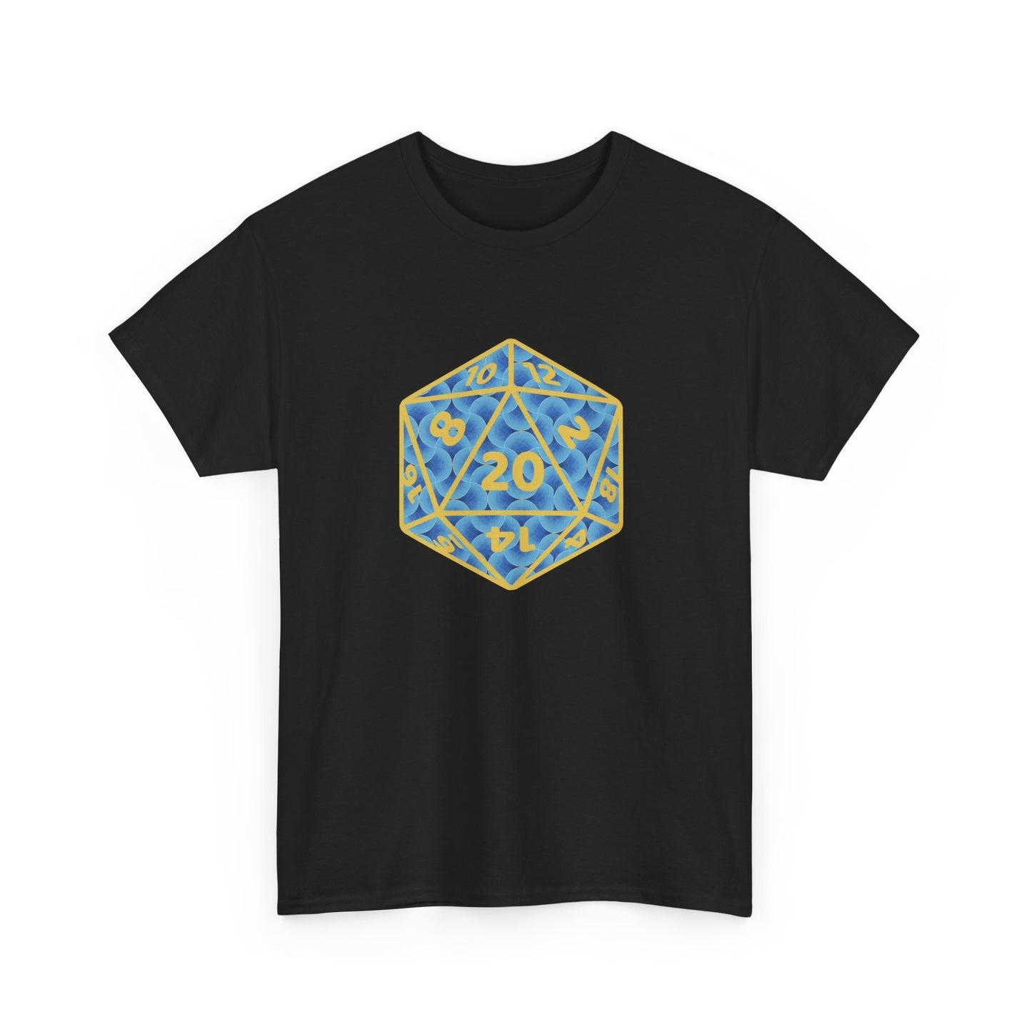 Yellow Hyatt carpet d20, Unisex Heavy Cotton Tee, carpet d20 shirt, hyatt carpet cult, carpet dice shirt, carpet dice tshirt, hyatt carpet cult, marriott carpet, hyatt carpet dice, carpet cult, hyatt carpet cult, dragon con, dragoncon, dcon, inside joke
