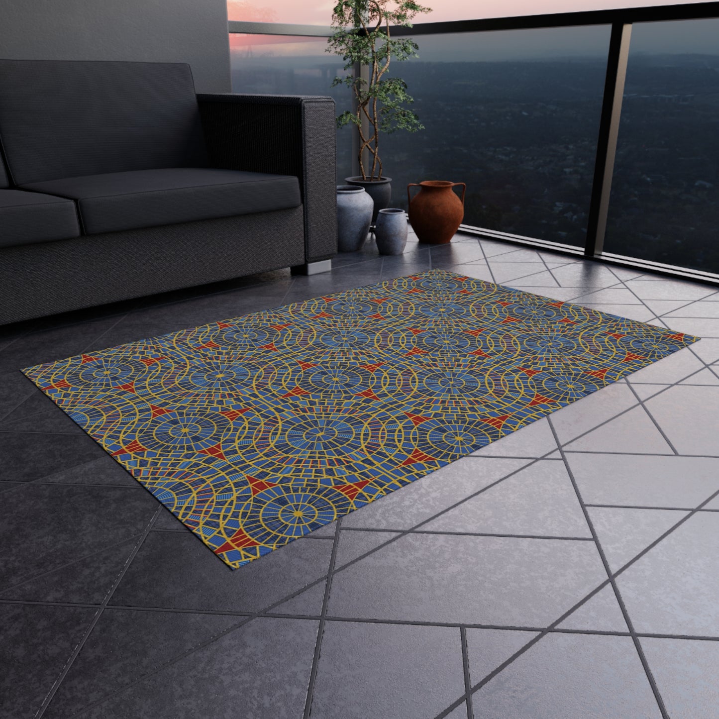 carpet cult Outdoor Rug, carpet cult, carpet pattern, carpet, carpet cult rug, rug, carpet pattern rug, welcome mat, welcome matt, dragon con, marriott carpet,