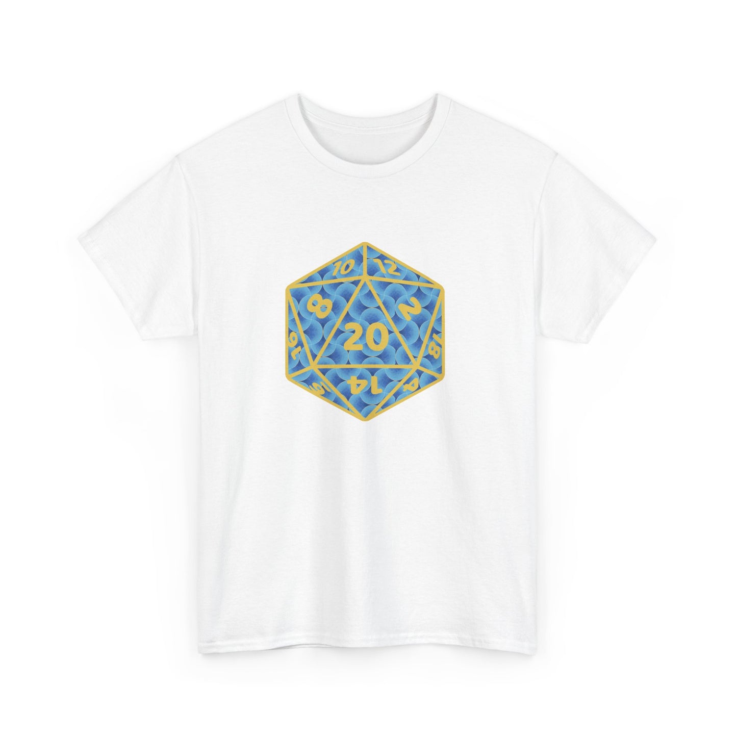 Yellow Hyatt carpet d20, Unisex Heavy Cotton Tee, carpet d20 shirt, hyatt carpet cult, carpet dice shirt, carpet dice tshirt, hyatt carpet cult, marriott carpet, hyatt carpet dice, carpet cult, hyatt carpet cult, dragon con, dragoncon, dcon, inside joke