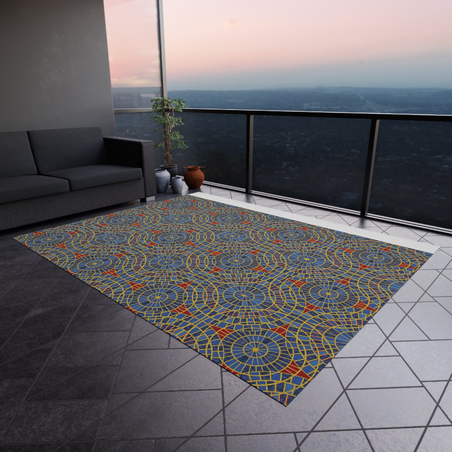 carpet cult Outdoor Rug, carpet cult, carpet pattern, carpet, carpet cult rug, rug, carpet pattern rug, welcome mat, welcome matt, dragon con, marriott carpet,