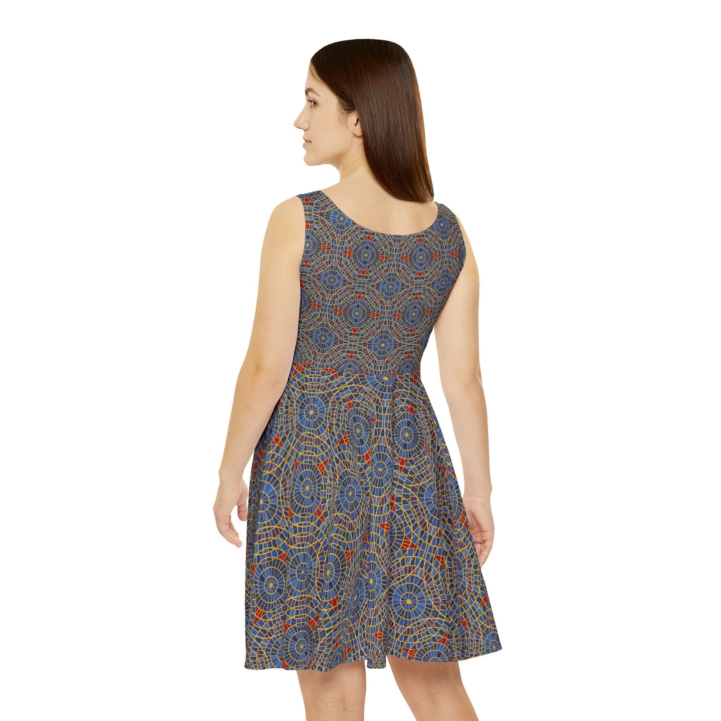 Marriott carpet cult dress - Women's Skater Dress, marriott carpet, carpet cult, dragon con carpet, dragon con, carpet dress, carpet, Marriott carpet, con, skater dress, comfortable dress, cosplay,