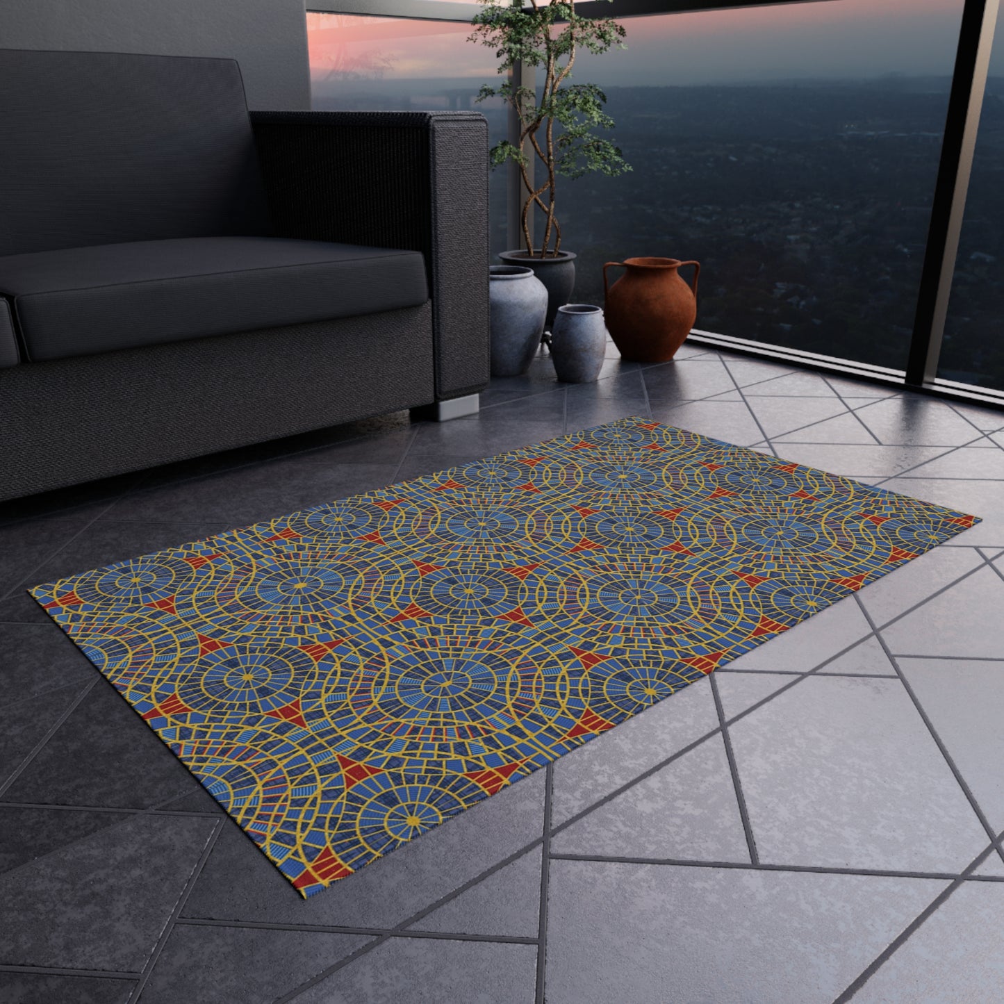 carpet cult Outdoor Rug, carpet cult, carpet pattern, carpet, carpet cult rug, rug, carpet pattern rug, welcome mat, welcome matt, dragon con, marriott carpet,