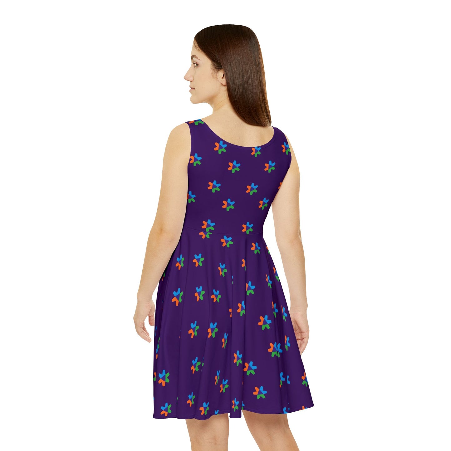 darker purple cult of jon dress, Women's Skater Dress, cult of jon, cult of john, dragon con, dragoncon, parody, inside joke, dragon con cult,