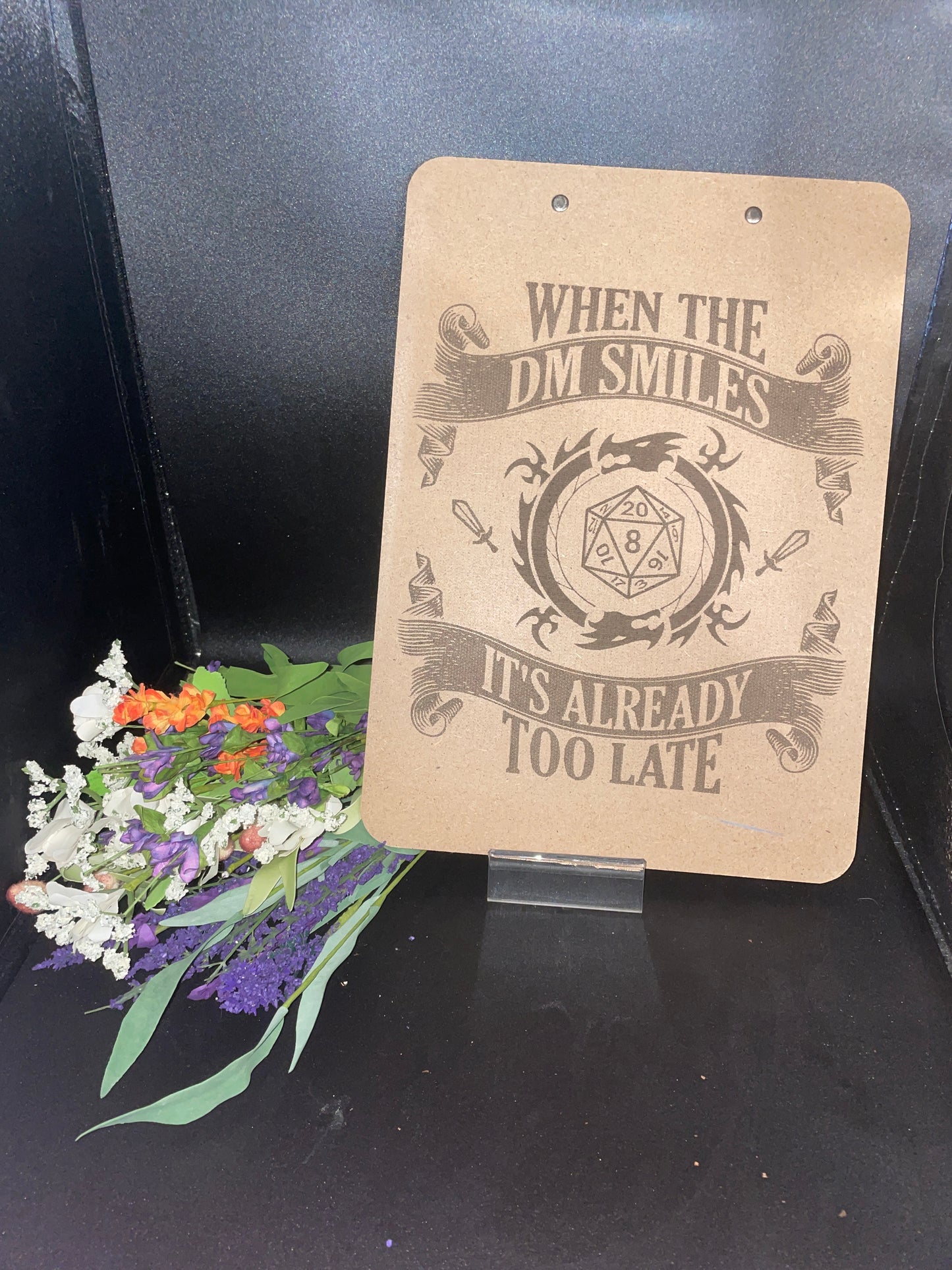 when the dm smiles clipboard