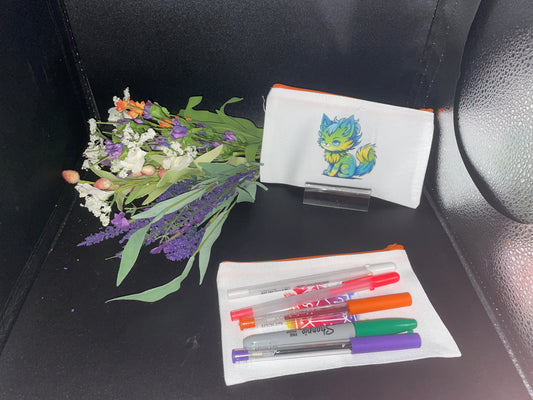 WereCat Pencil bag - pencil bag, school bag, pen bag, cute makeup bag, purse bag, makeup, pencil, feminine hygiene bag,