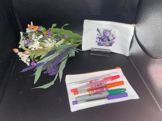 Mage Cat Pencil bag - pencil bag, school bag, pen bag, cute makeup bag, purse bag, makeup, pencil, feminine hygiene bag,