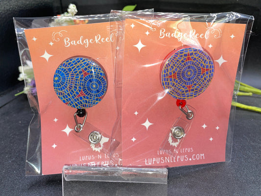 Carpet Cult badge reel, badge, marriott carpet, dragon con, carpet, carpet pattern, carpet cult, badge reel, work badge, dragon con, cosplay