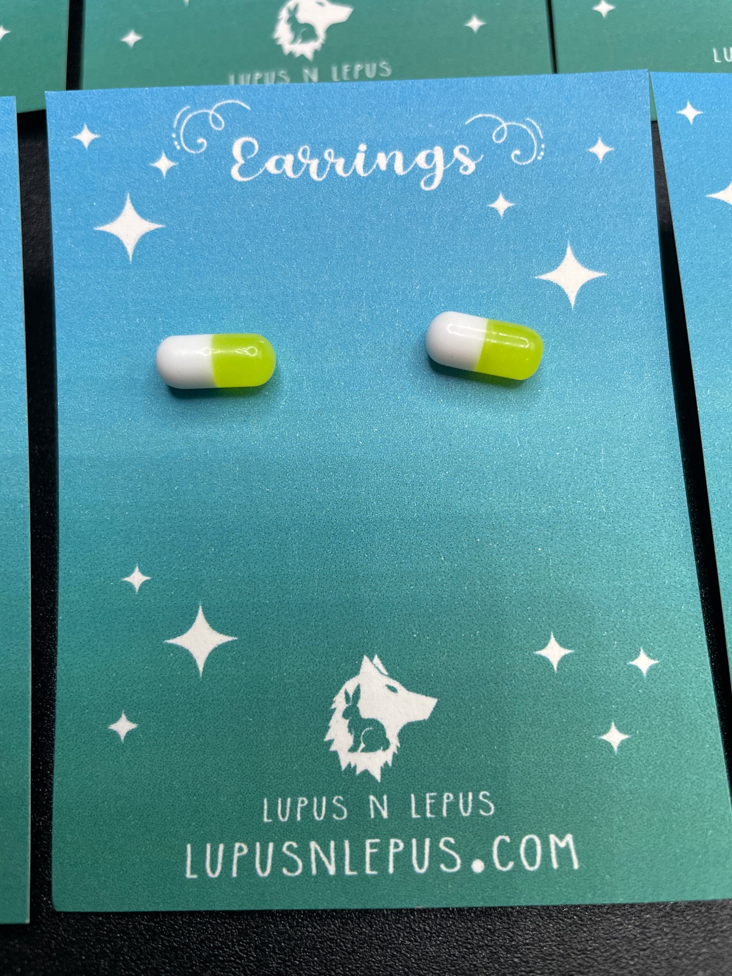 pill earrings, medication earrings, pharmacy, pharmacist, nurse, stud earring, hypoallergenic, handmade, nerdy, nerdy earrings, nerdy gift, cute earrings