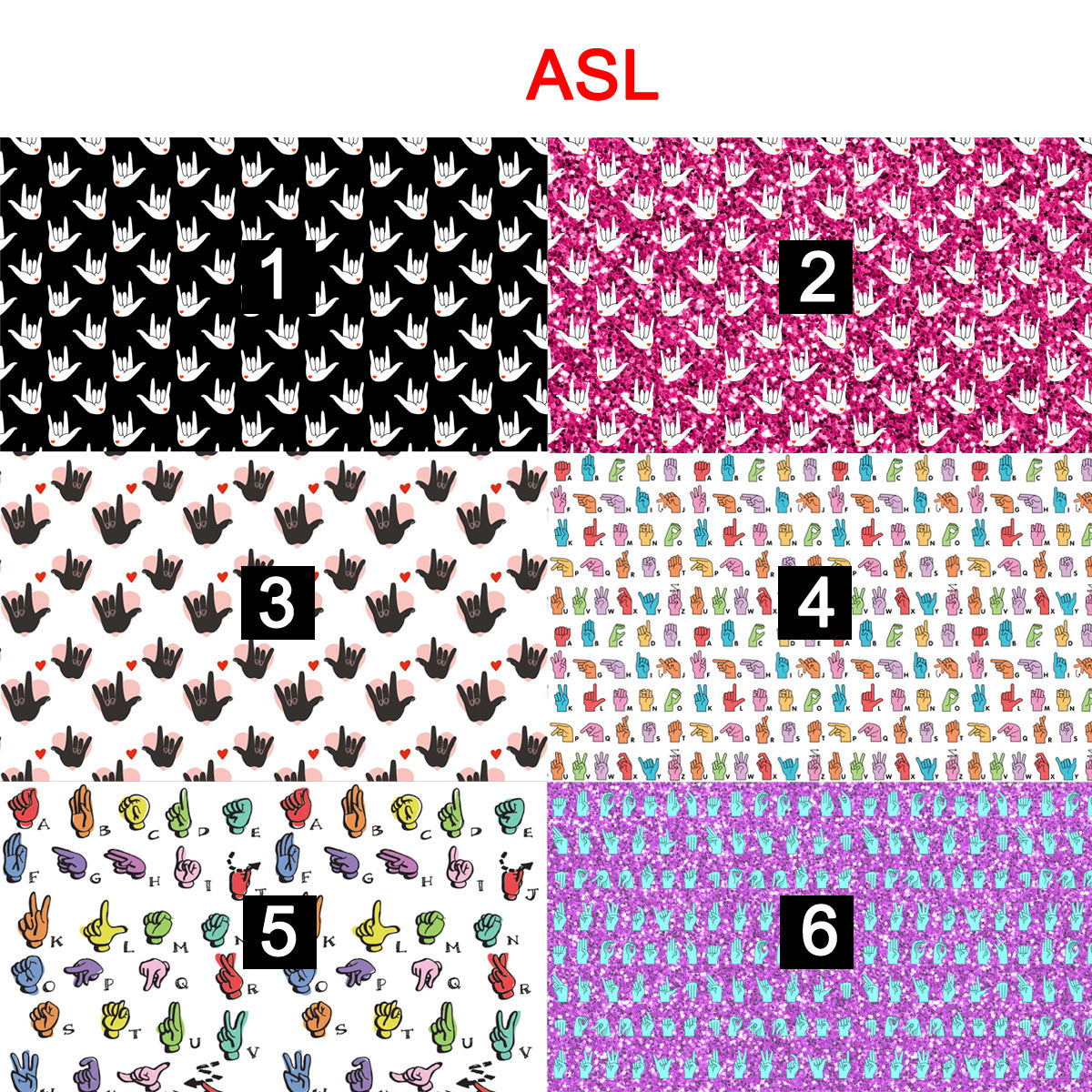 ASL - magnetic glasses topper - ASL, American Sign Language, love, I love you, alphabet, magnetic glasses, magnet glasses, wanda, kirby, Addison, Payton, murphy, harper