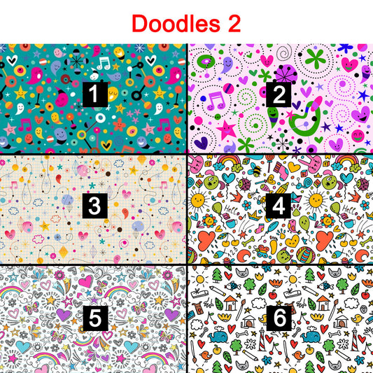 Doodles 2 - magnetic glasses topper - doodle, doodles, art, small art, cute, cutsy, small, topper, magnetic topper, wanda, kirby, ella, casper, reese, Brook, Addison, Zuri, Payton, murphy, harper