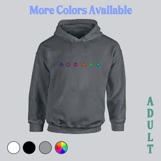 Hoodie with pocket pouch - gamer, gamer hoodie, gamer sweater, nerdy shirt, nerdy hoodie, made in house, dtf, digital transfer, my art, my design