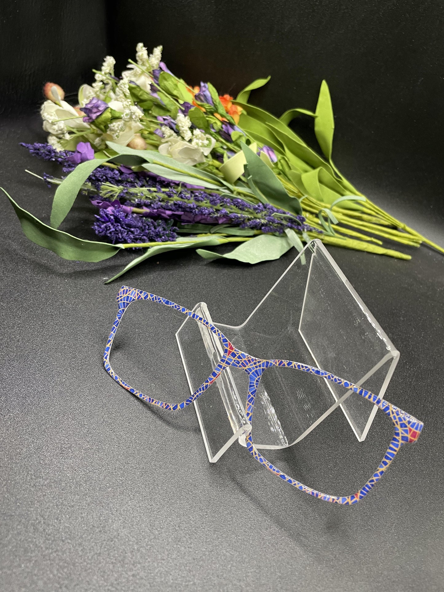 Trans flag magnetic glasses topper - trans flag, trans, lgbtq+, pride, pride flag, magnet glasses, magnetic glasses