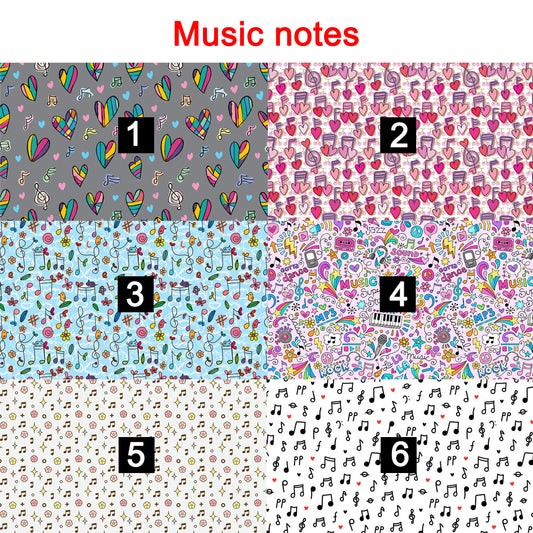 Music Notes - magnetic glasses topper - music, music notes, notes, artist, musical, musician, topper, magnetic topper, wanda, kirby, ella, casper, reese, Brook, Addison, Zuri, Payton, murphy, harper