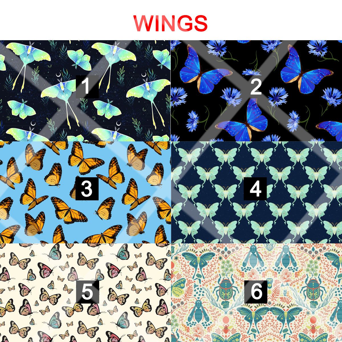 WINGS - magnetic glasses topper - wings, moth, butterfly, lunar moth, monarch, moths, butterflies, luna, pair eyewear, pair glasses, pair toppers, wanda, kirby, ella, casper, reese, Brook, Addison, Zuri, Payton, murphy, harper, quinn, jessie, drew