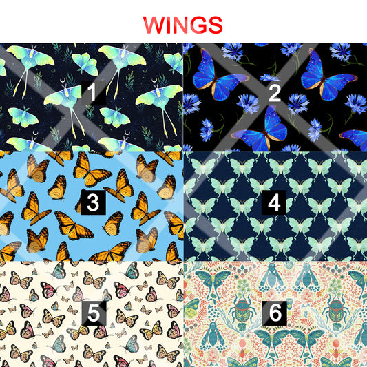 WINGS - magnetic glasses topper - wings, moth, butterfly, lunar moth, monarch, moths, butterflies, luna, pair eyewear, pair glasses, pair toppers, wanda, kirby, ella, casper, reese, Brook, Addison, Zuri, Payton, murphy, harper, quinn, jessie, drew