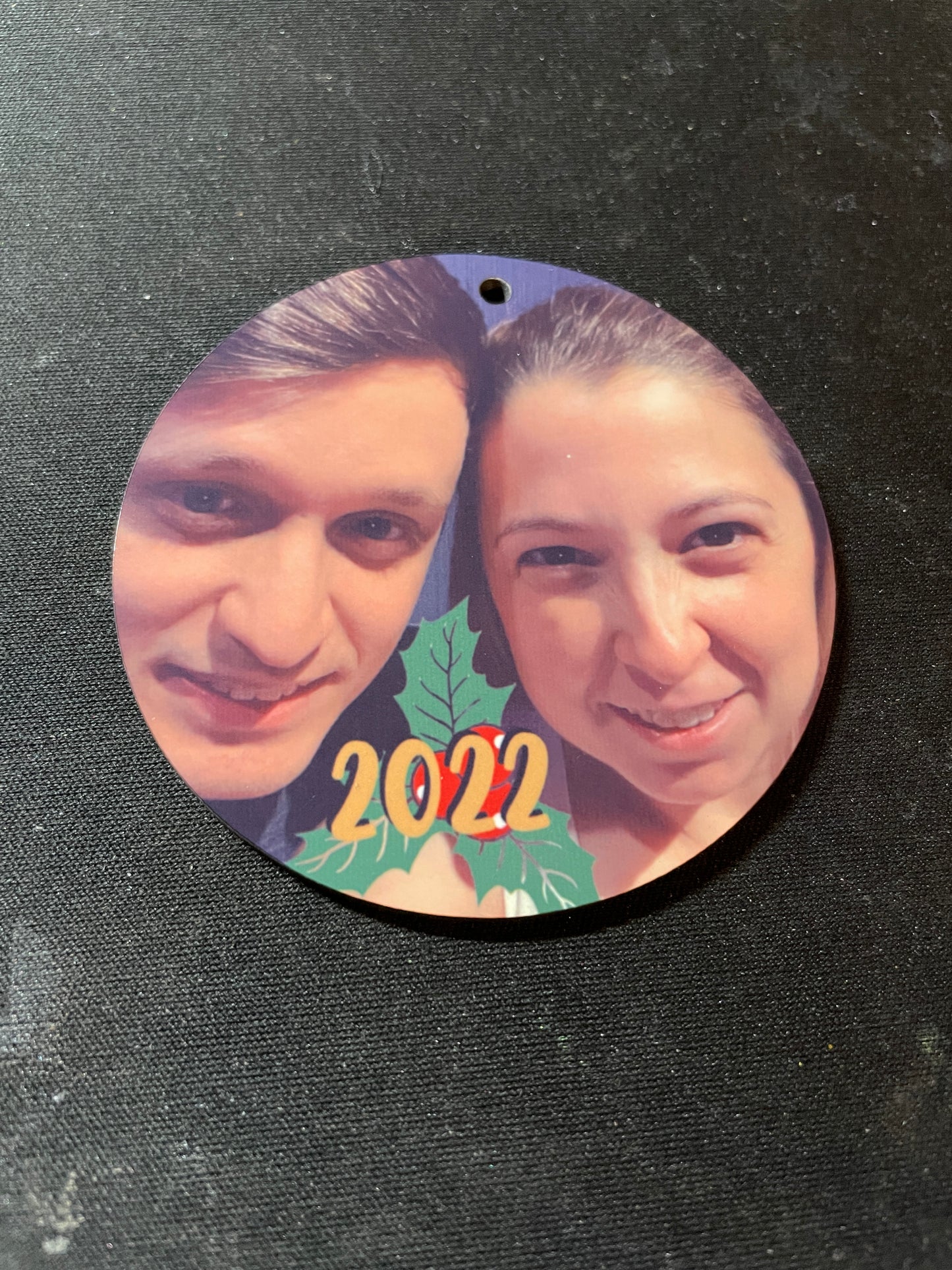 Custom ornament, custom xmas tree ornament, christmas 2022, babys first xmas, family photo ornament, family photo,custom design, Christmas, Holiday, winter, present, xmas, cold, unique, one of a kind, hand made, sublimation, custom, blank