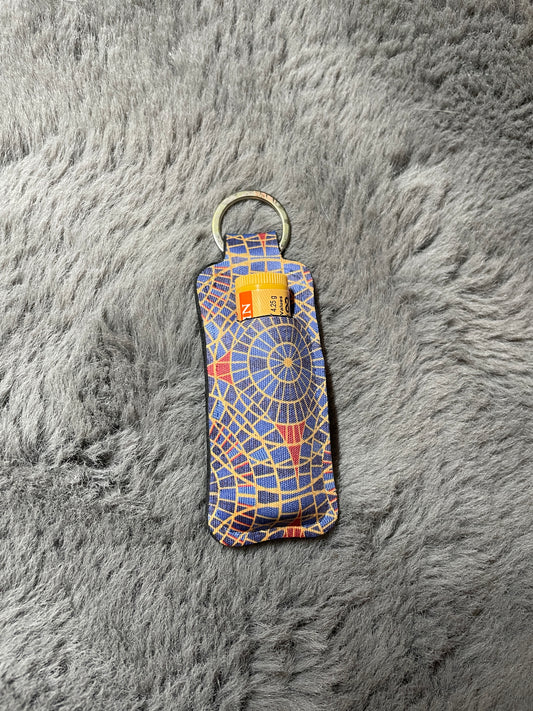 Custom Chapstick holder for keyring - custom chapstick, keyring, keys, keychain, your picture, your text, christmas present, birthday gift, custom gift, custom, blank