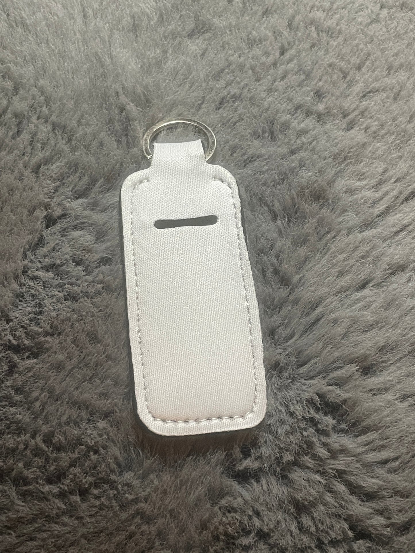Custom Chapstick holder for keyring - custom chapstick, keyring, keys, keychain, your picture, your text, christmas present, birthday gift, custom gift, custom, blank