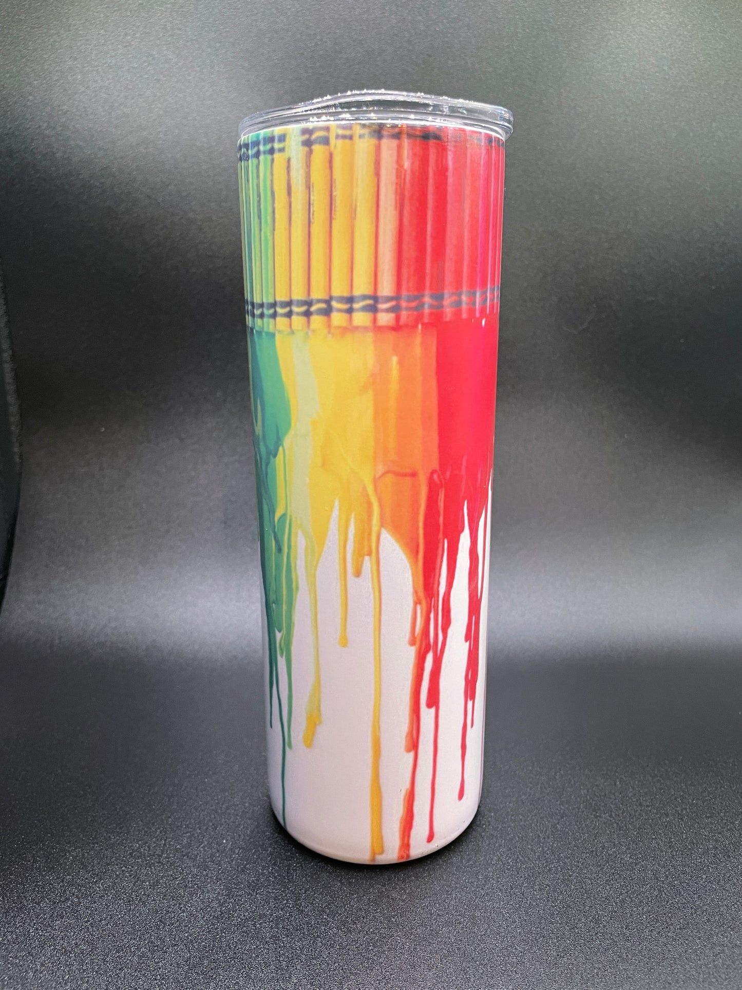 Melted crayons tumbler, tumbler, principal, gift for principal, gift for art teacher, gift for artist, teacher, gift for teacher, 20 oz tumbler, 30 oz tumbler, Xmas gift, gift for mom