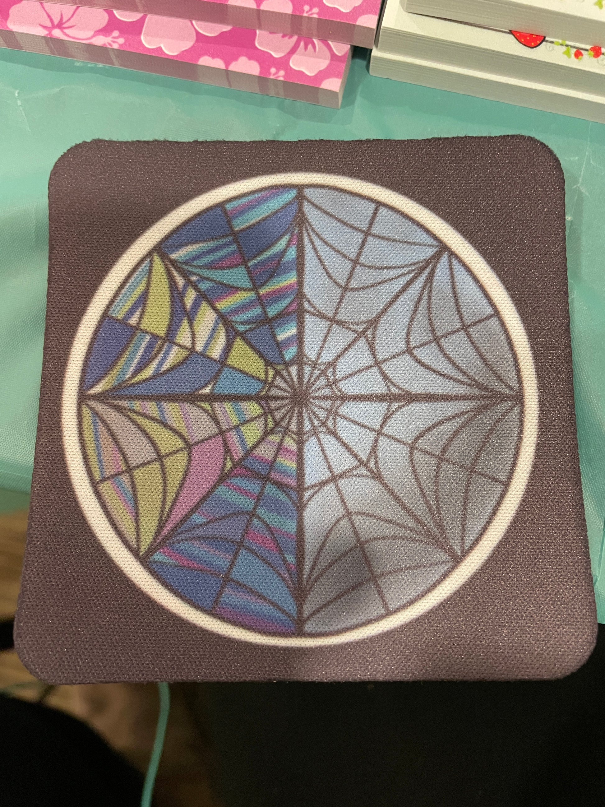 wednesday window, wednesday, coffee coaster