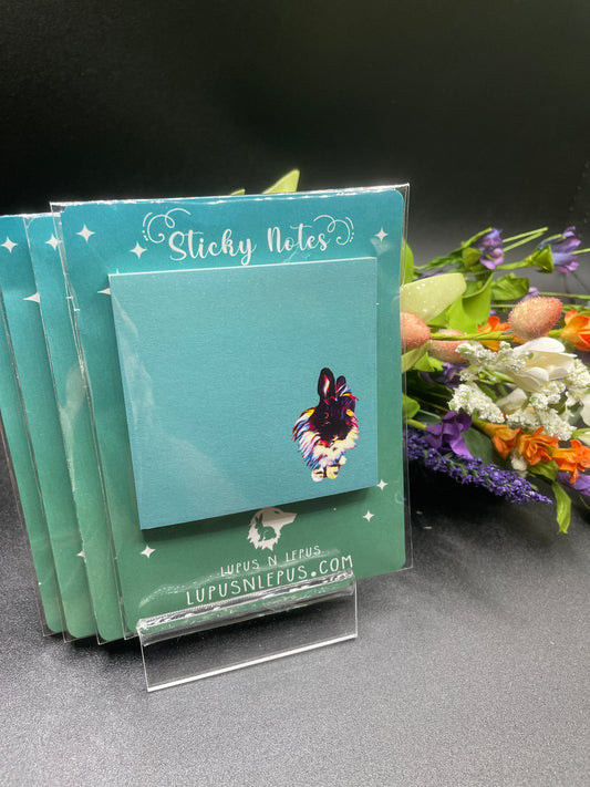 Rabbit post it notes