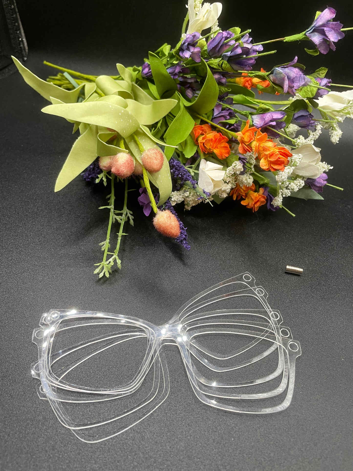 10 or 5 blank glasses topper - Berta, Georgia, Hadley, Rowen, Sawyer, Vic, Izzy, Nola, pair eyeglasses, magnetic topper, pair glasses, blanks, acrylic blank (Copy)