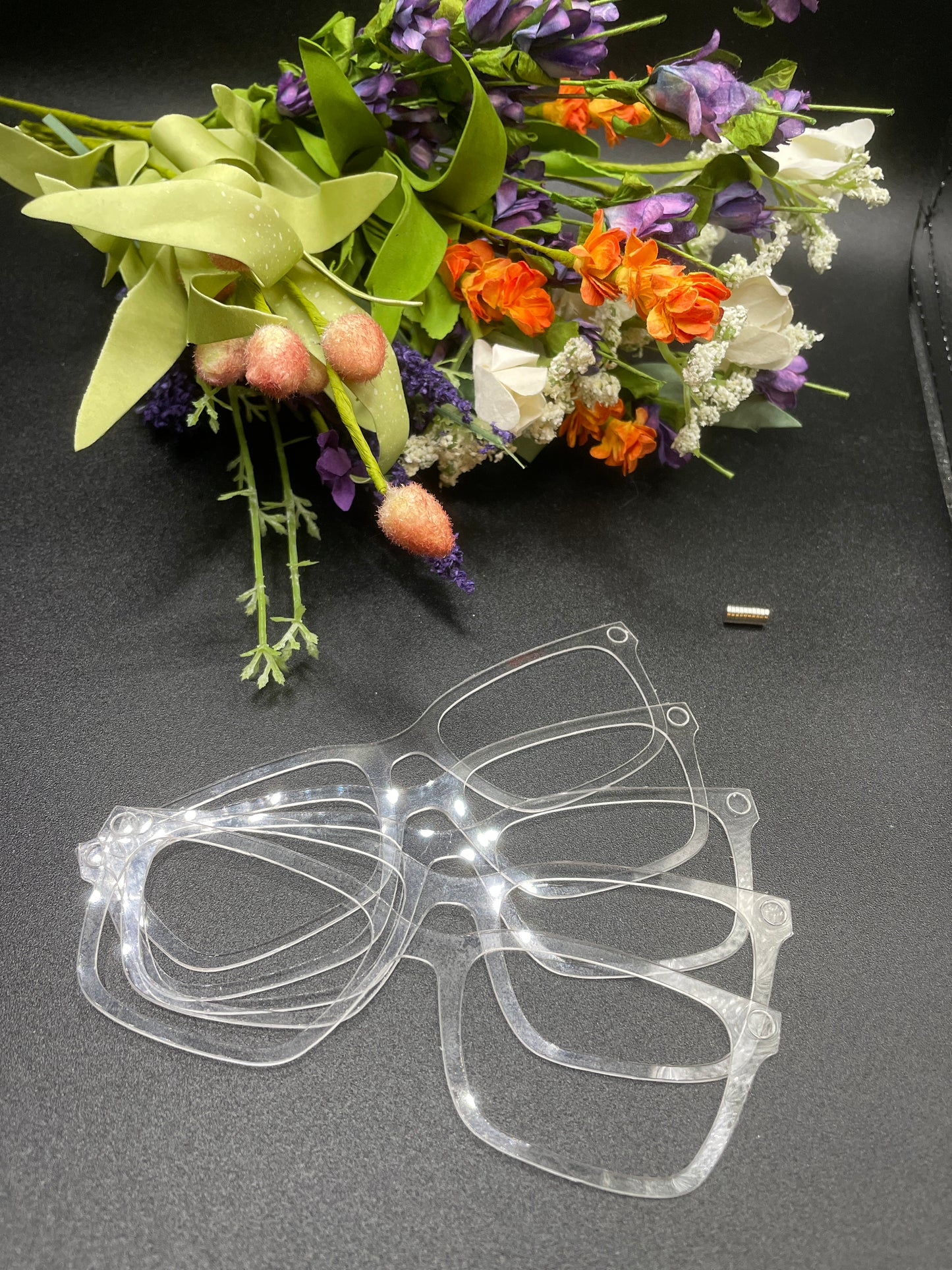 10 or 5 blank glasses topper - Berta, Georgia, Hadley, Rowen, Sawyer, Vic, Izzy, Nola, pair eyeglasses, magnetic topper, pair glasses, blanks, acrylic blank (Copy)