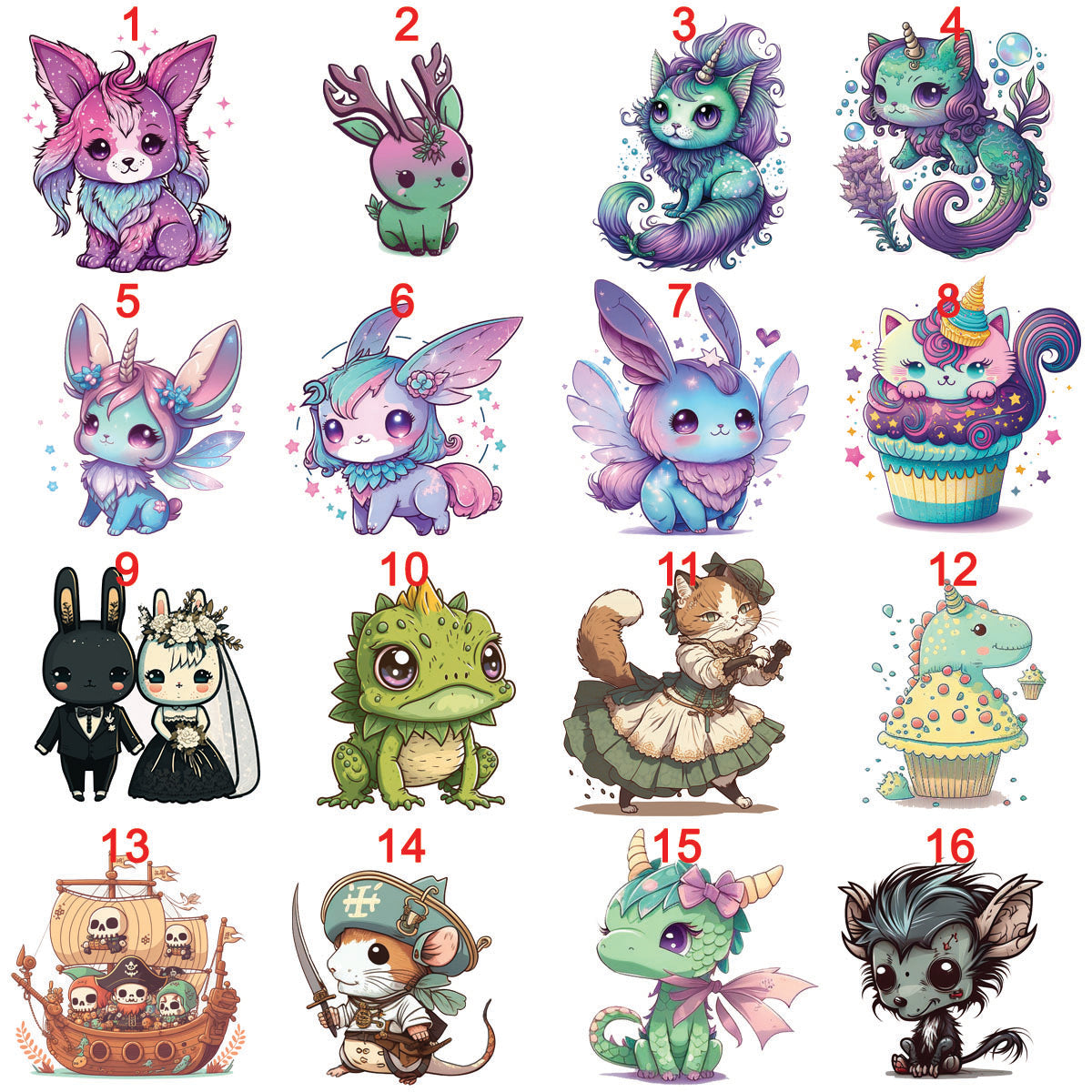 TOTE BAG 1 - My Art tote bag, dragons, colorful, bunnies, faries, fairy, faery, magic, mythical, bear, giraffe, wearwolf, lizard, dinosaur,