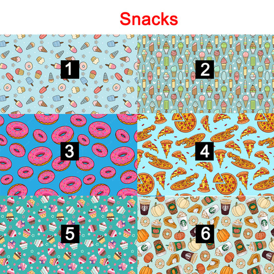 Snacks - magnetic glasses topper - Snacks, donut, ice cream, food, cookie, cake, pizza, junk food,topper, magnetic topper, magical topper, magnet glasses, magnetic glasses, finished