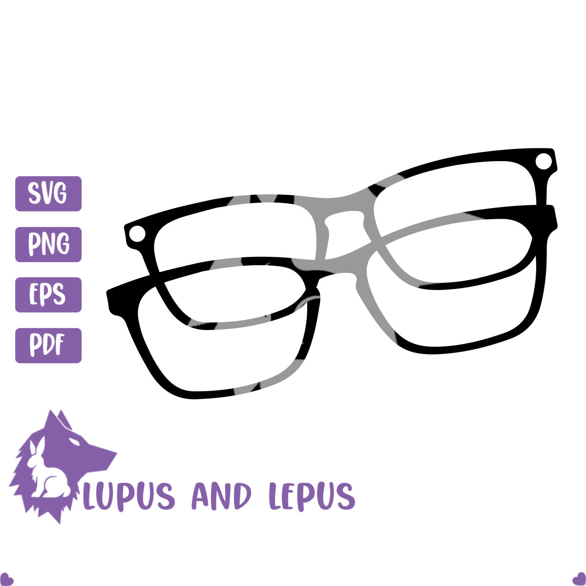 Digital File - pair eyewear, pair svg, glasses svg, magnetic glasses svg, Cat Eye glasses, mens glasses, womens glasses, eyeglasses svg, glasses cut file, glasses clipart (eps, svg, pdf, png, jpeg)