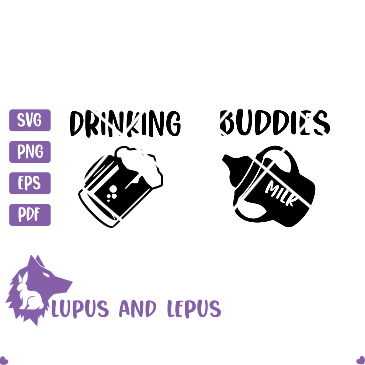 Digital File drinking buddies svg, copy paste svg, baby shower svg, twins svg, twin shirt svg, dad and me svg, nerdy dad svg, funny baby svg