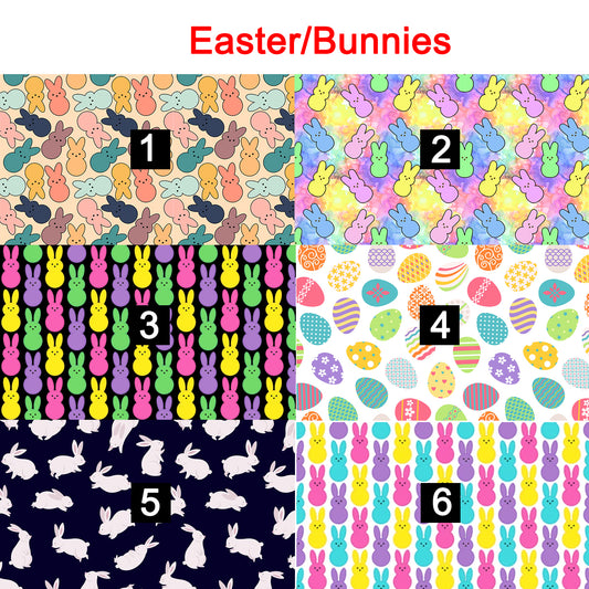 Easter Bunnies - magnetic glasses topper - bunny, easter, easter bunny, peep, easter peep, bunny peep, topper, magnetic topper, magnet glasses, magnetic glasses, finished