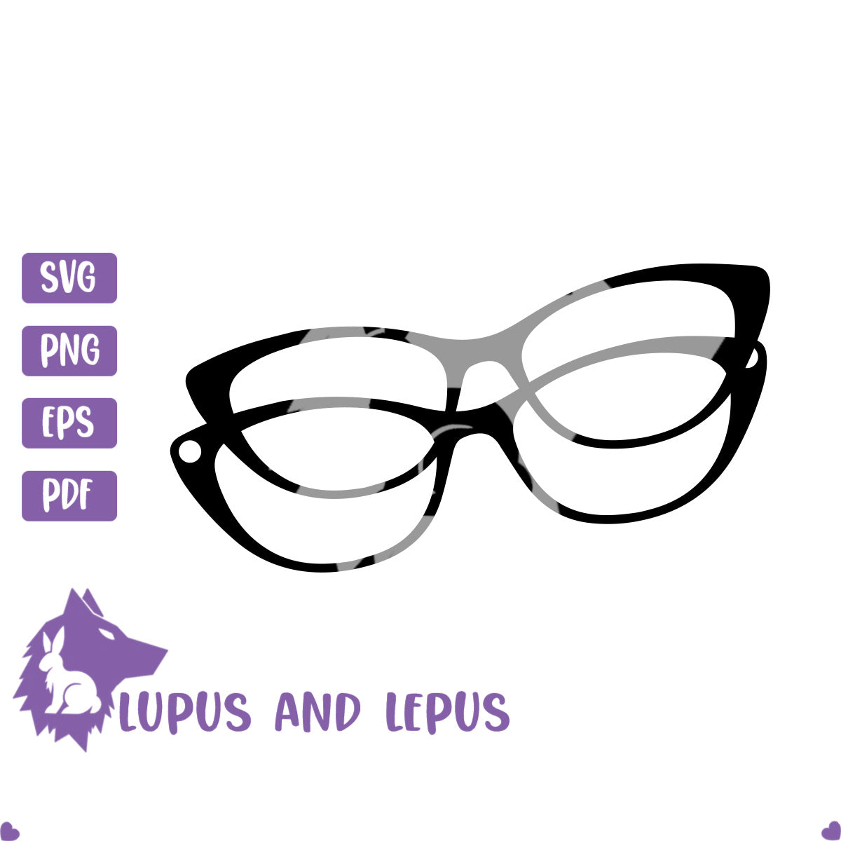 Digital File - pair eyewear, pair svg, glasses svg, magnetic glasses svg, Cat Eye glasses, mens glasses, womens glasses, eyeglasses svg, glasses cut file, glasses clipart (eps, svg, pdf, png, jpeg)