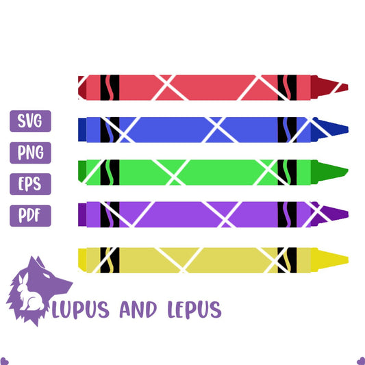 Digital File - crayon svg, school svg, back to school svg, color svg, kid svg, teacher svg, teacher clipart (eps, svg, pdf, png, jpeg)