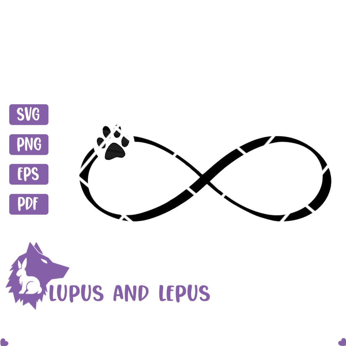 Digital File - infinity, infinity pet, infinity pet svg, infinity clipart, infinity vector, pet infinity (eps, svg, pdf, png, jpeg)