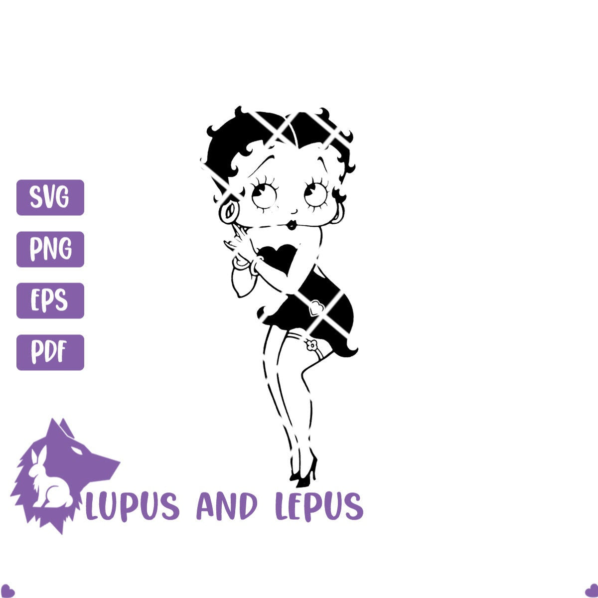 Digital File - betty boop svg, betty boop, betty boop clipart, betty boop sexy, ClipArt, Digital Download (eps, svg, pdf, png, jpeg)