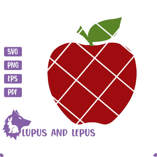 DIGITAL FILE - apple svg, apple vector, fruit svg, teacher svg, school svg, teacher apple svg, apple silhouette, back to school svg, cricut