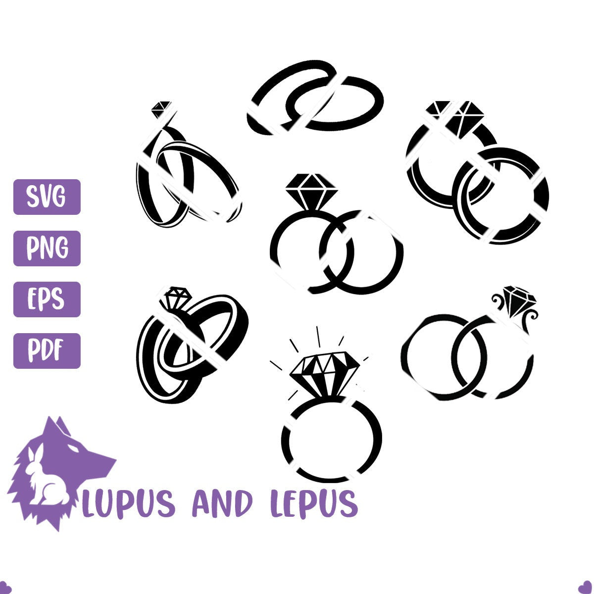 Digital File - engagement, engagement svg, rings svg, ring svg, wedding svg, just married svg, rings vector (eps, svg, pdf, png, jpeg)