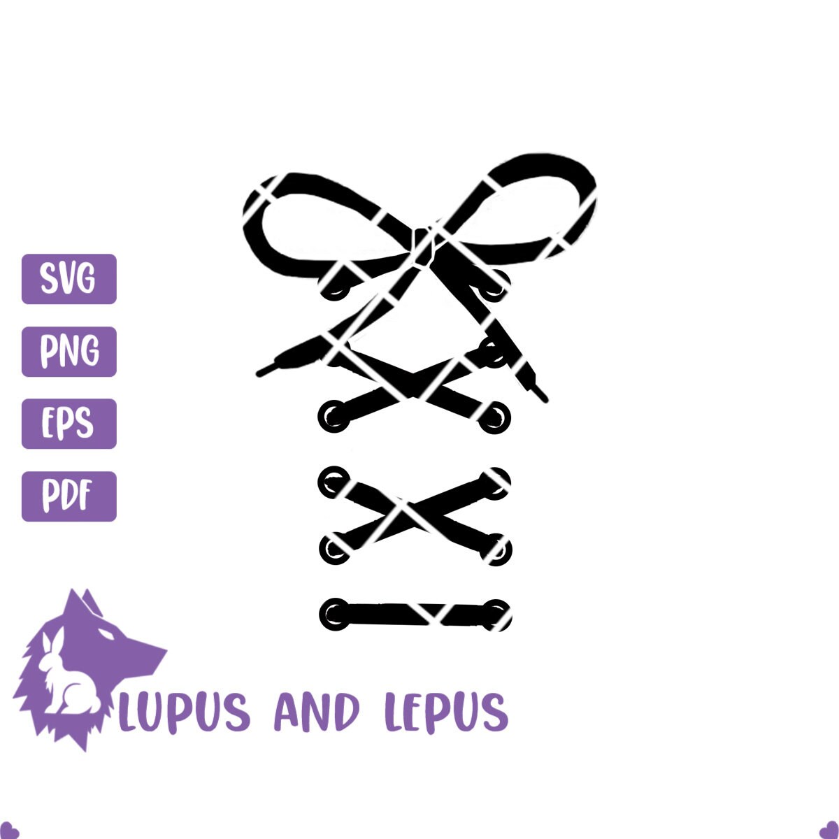 Digital File - shoelace svg, shoe lace svg, shoe svg, laces svg, bow svg, shoelace vector, shoelace ClipArt (eps, svg, pdf, png, jpeg)