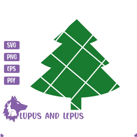 Digital File - Christmas tree, Christmas tree vector, Christmas tree clipart, tree, solid tree, decorate tree (eps, svg, pdf, png, jpeg)