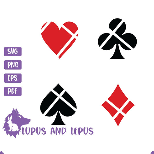Digital File - playing cards svg, playing cards, card suits, poker svg, cards svg, casino svg, gambling svg (eps, svg, pdf, png, jpeg)