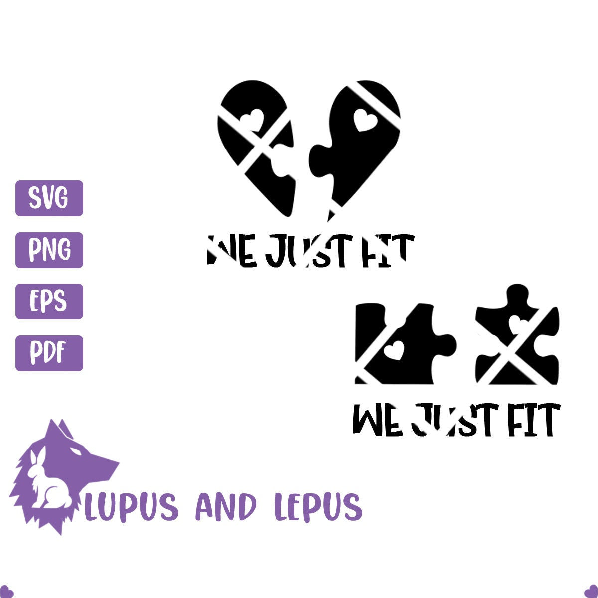 Digital File- we just fit svg, couple svg, couples svg, couples shirt svg, valentines day svg, love svg, valentine quote svg, mr and mrs svg