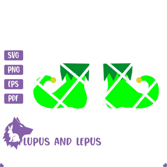 Digital File - elf shoes, elf shoes svg, shoes svg, christmas svg, holliday svg, elf shoes vector, elf shoes clipart (eps, svg, pdf, png)