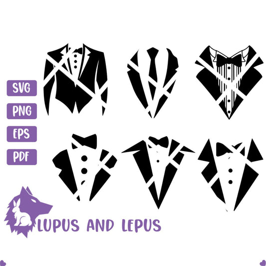 Digital File - tux svg, tuxedo svg, bow tie svg, wedding svg, tuxedo shirt svg, gentleman svg, baby tux svg, suit t-shirt svg, bachelor svg