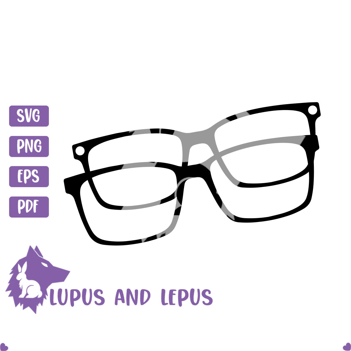 Digital File - pair eyewear, pair svg, glasses svg, magnetic glasses svg, Cat Eye glasses, mens glasses, womens glasses, eyeglasses svg, glasses cut file, glasses clipart (eps, svg, pdf, png, jpeg)