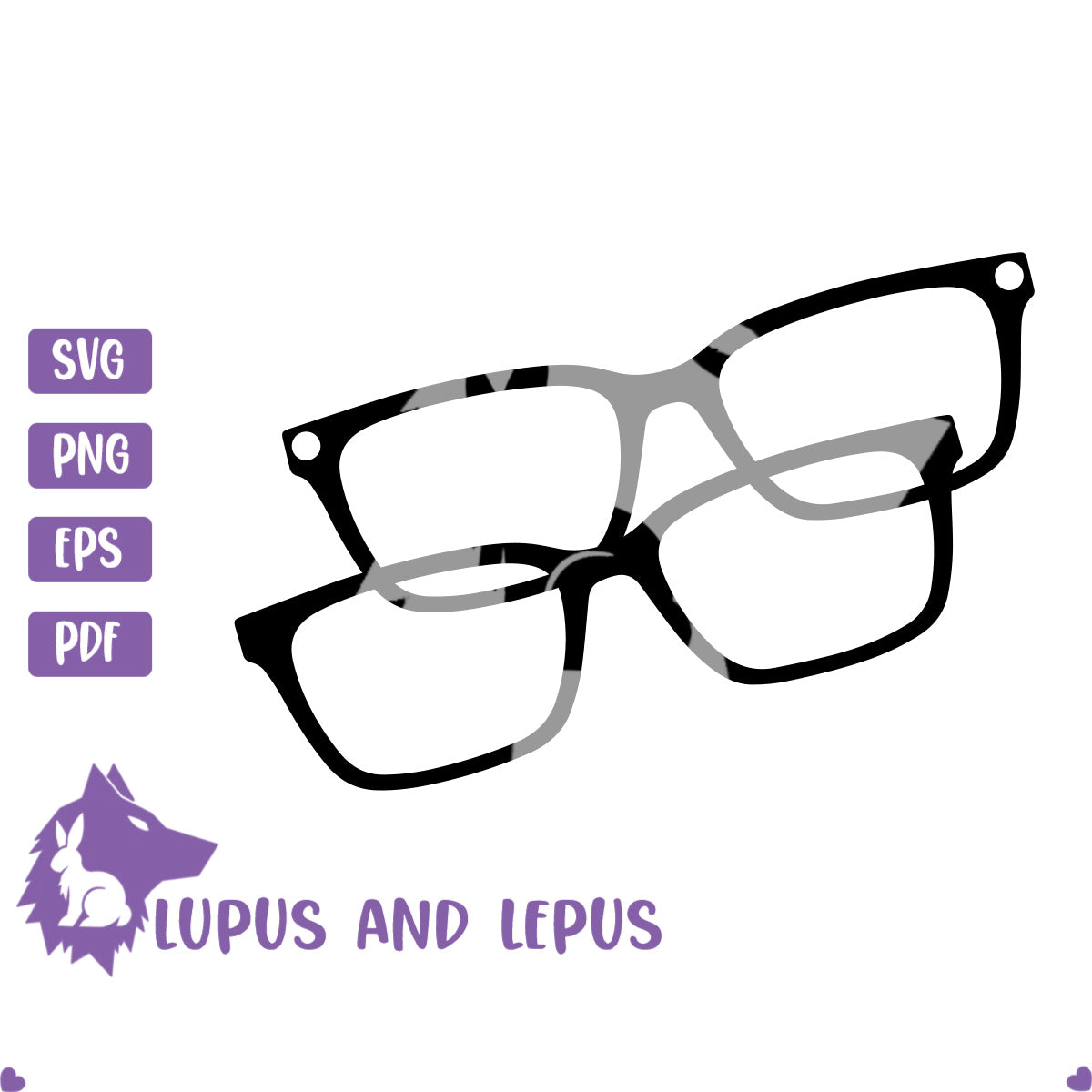 Digital File - pair eyewear, pair svg, glasses svg, magnetic glasses svg, Cat Eye glasses, mens glasses, womens glasses, eyeglasses svg, glasses cut file, glasses clipart (eps, svg, pdf, png, jpeg)