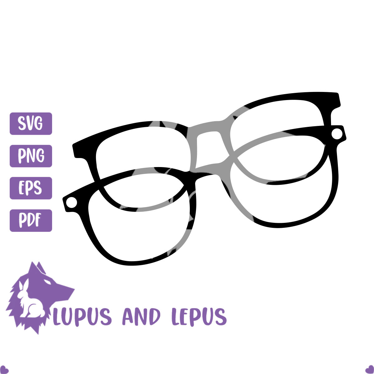 Digital File - pair eyewear, pair svg, glasses svg, magnetic glasses svg, Cat Eye glasses, mens glasses, womens glasses, eyeglasses svg, glasses cut file, glasses clipart (eps, svg, pdf, png, jpeg)