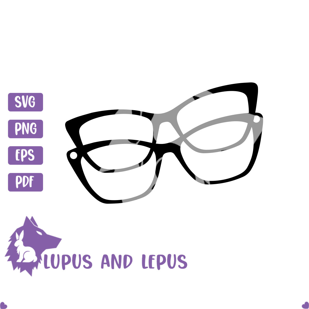 Digital File - pair eyewear, pair svg, glasses svg, magnetic glasses svg, Cat Eye glasses, mens glasses, womens glasses, eyeglasses svg, glasses cut file, glasses clipart (eps, svg, pdf, png, jpeg)