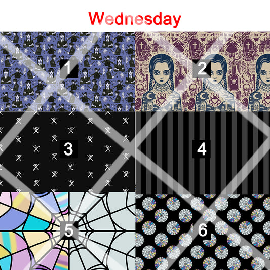 Wednesday - magnetic glasses topper - wednesday, nevermore, nevermore academy, window, rainbow window, addams, magnet glasses, magnetic glasses, wanda, kirby, ella, casper, reese, Brook, Addison, Zuri, Payton, murphy, harper, quinn, jessie, drew