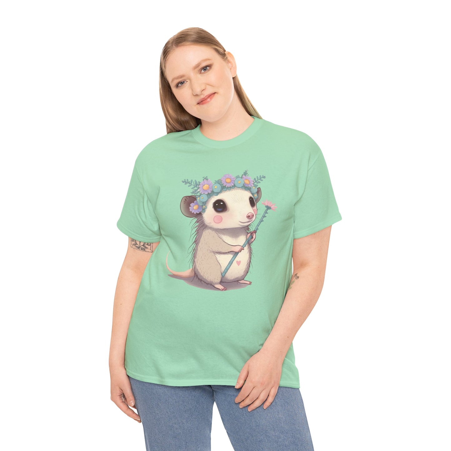 Magical Opossum - Organic Creator T-shirt - Unisex, possum opossum, magical, special, opossum shirt, possum shirt, cute opossum